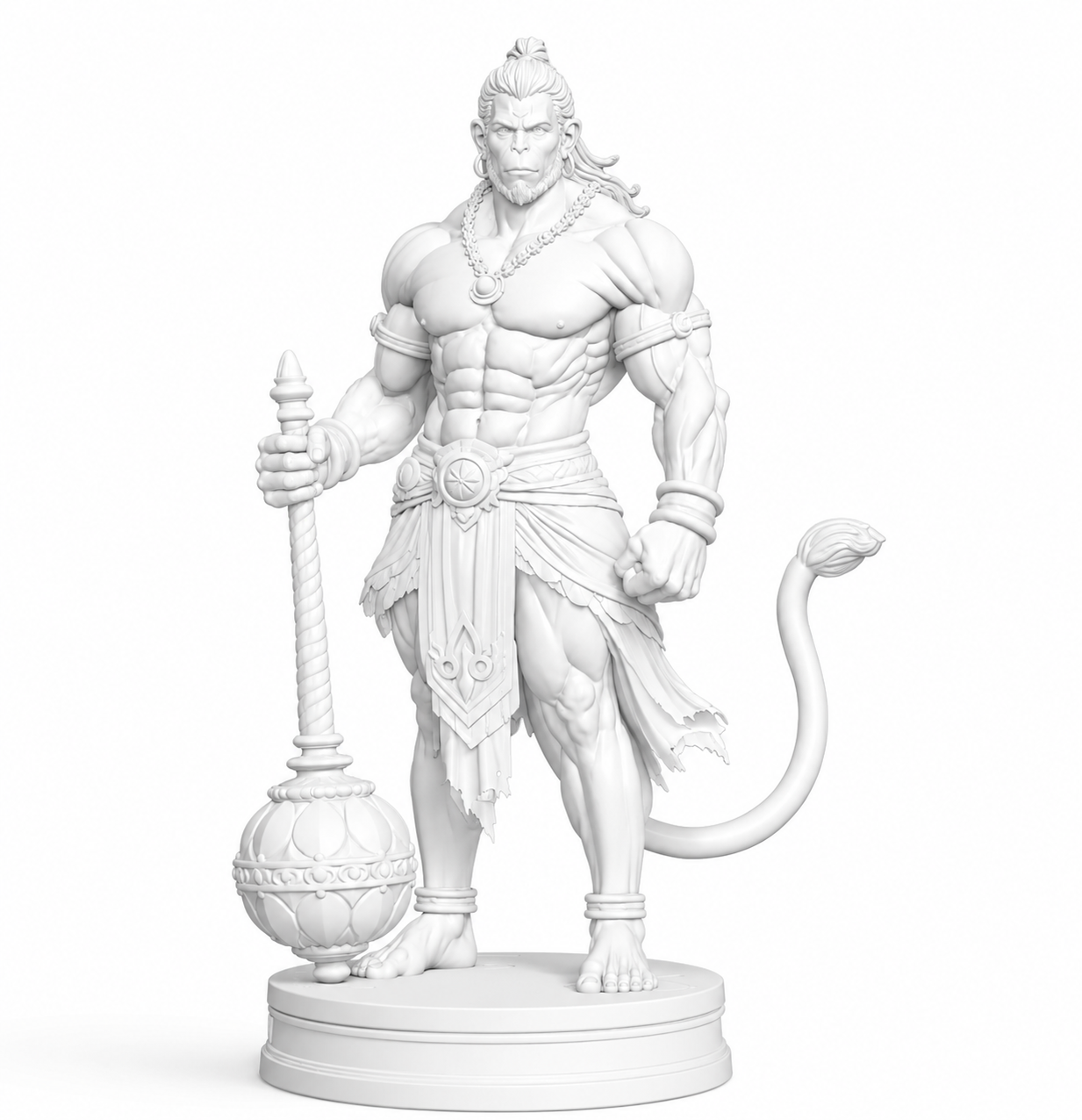 Maruthi 3D Studio Veer Hanuman Warrior Statue