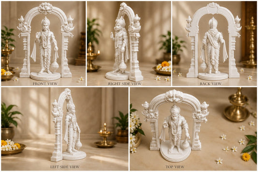 Maruthi 3D Studio Divine Hanuman Temple Arch Collectible